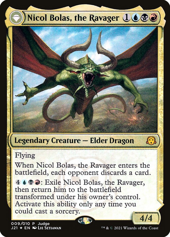 MTG FOIL nicole bolas, the ravager M19 英