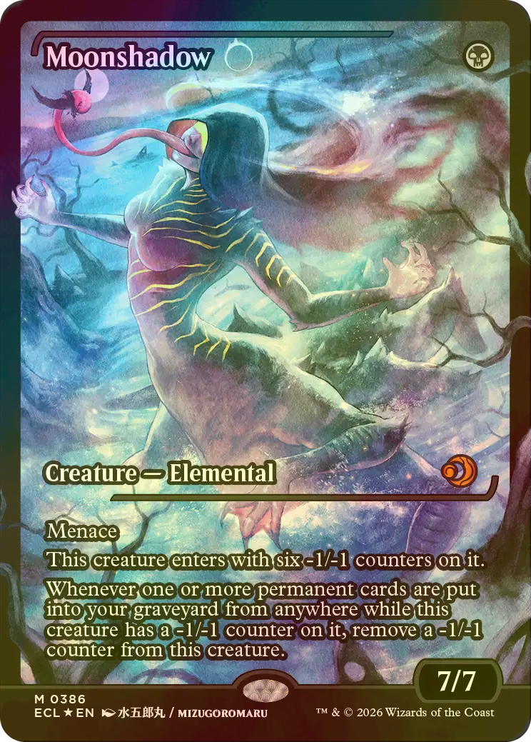 FOIL] 月影/Moonshadow (ジャパン・ショーケース版) 【英語版】 [ECL