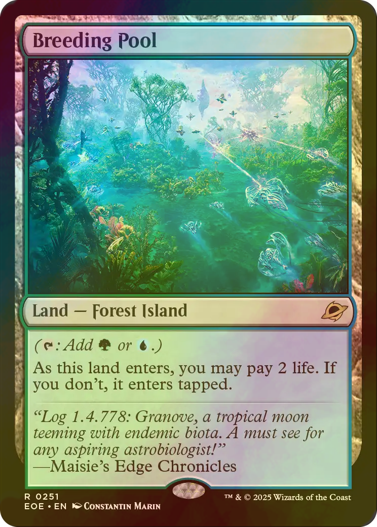 繁殖池 foil 繁殖池 Breeding Pool DIS 英語 Foil mtg 繁殖池 foil