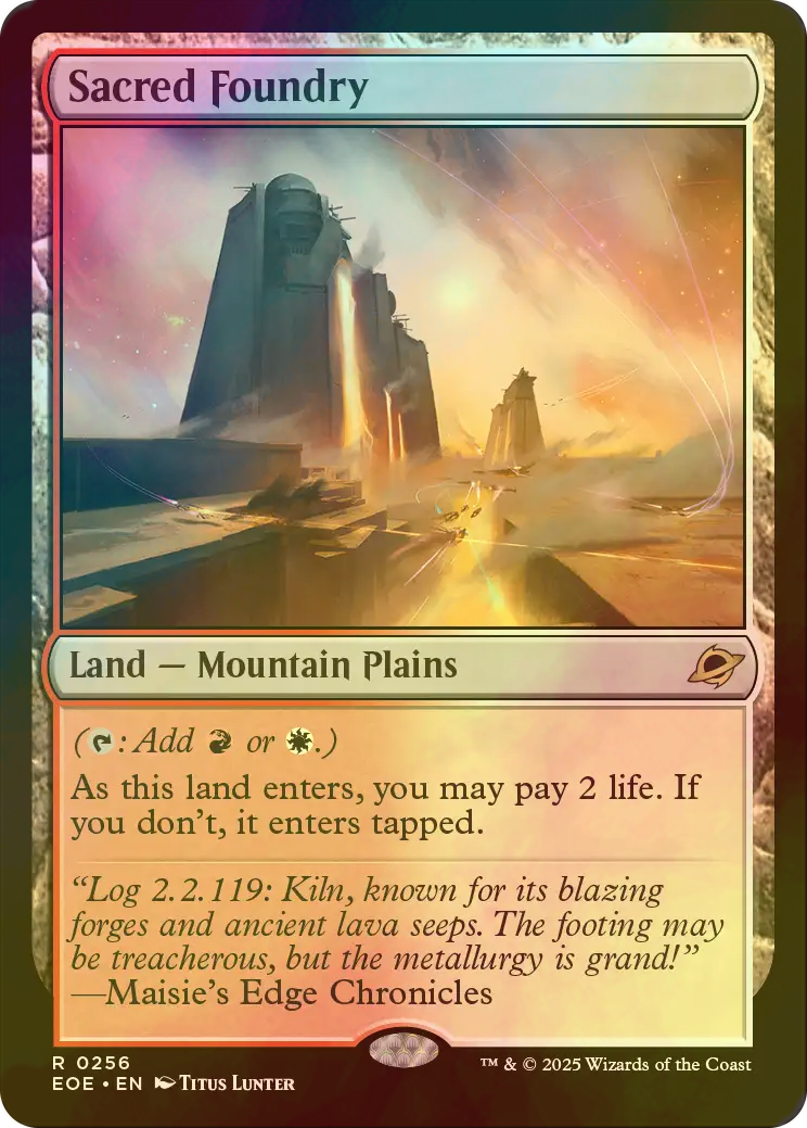 MTG　聖なる鋳造所/Sacred Foundry　旧枠　Foil ミントモール / MINT GAMES MTG(東日本橋) / 【RVR】【JPN
