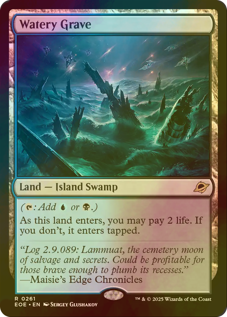 湿った墓 英語 4枚セット foil