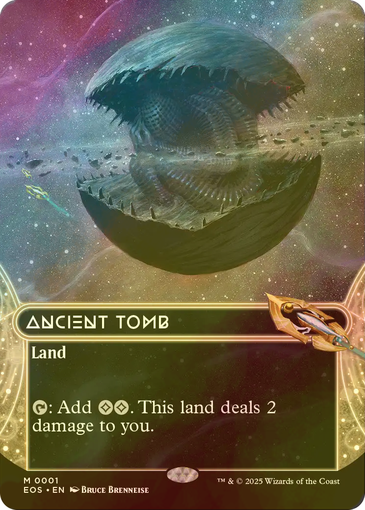 ANCIENT TOMB 古えの墳墓　EOS 0001　英語 mtg FOIL] 古えの墳墓/Ancient Tomb No.001 (全面アート・海外産
