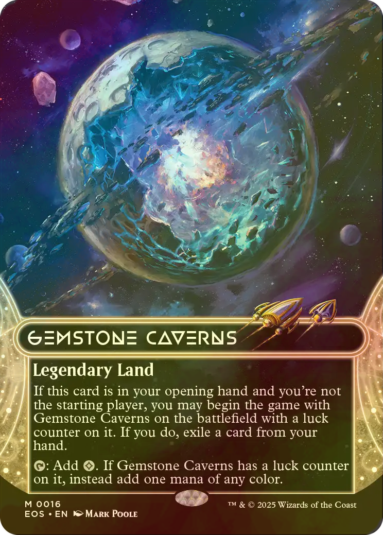 宝石の洞窟 初版　英語 foil / Gemstone Caverns FOIL] 宝石の洞窟/Gemstone Caverns No.016 (全面アート・海外産