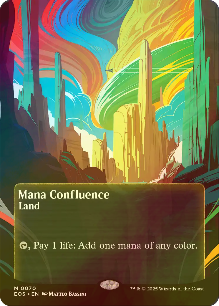 MTG マナの合流点　foil FOIL] マナの合流点/Mana Confluence No.070 (全面アート版