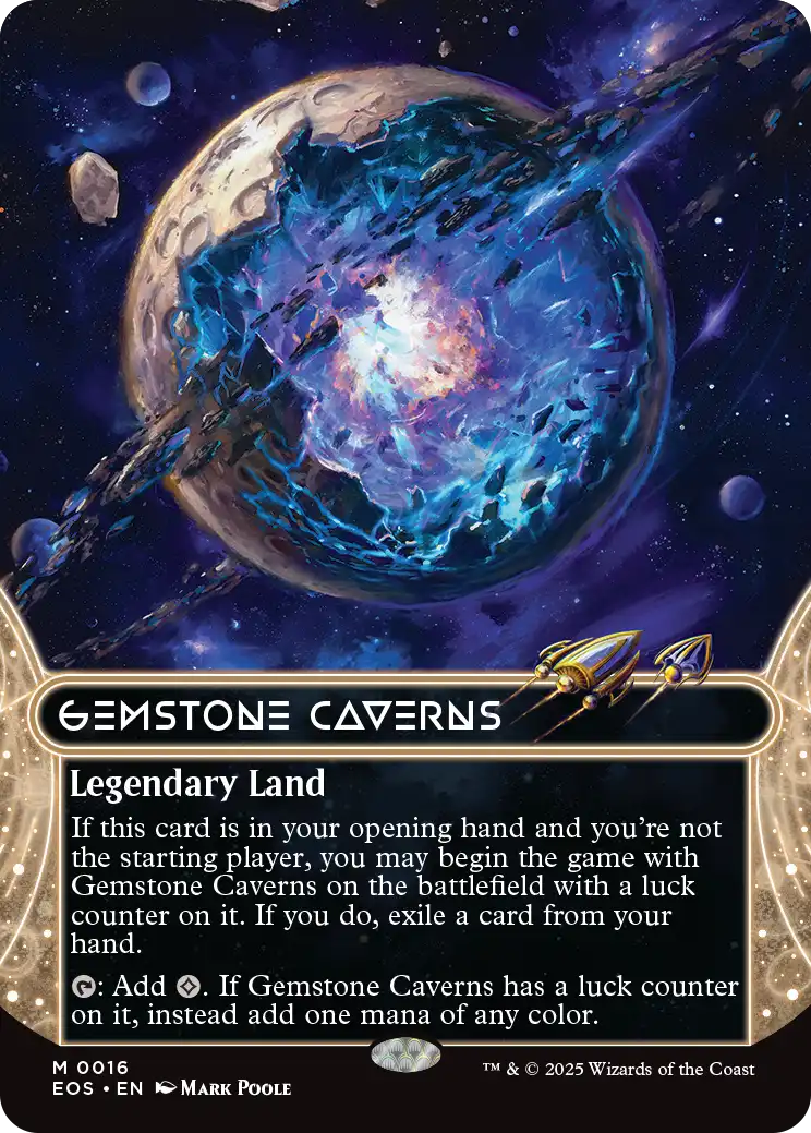 MTG EOS 宝石の洞窟 星景　ポスター 英語版　non foil MTG EOS 宝石の洞窟 星景 ポスター 英語版 non foil - メルカリ