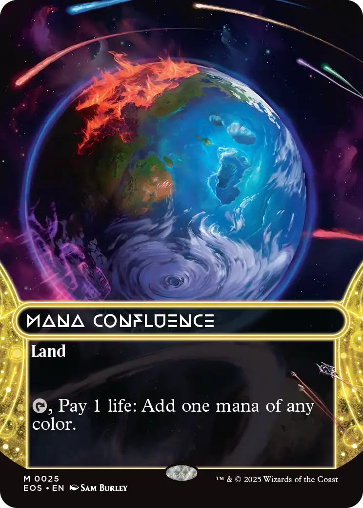 マナの合流点/Mana Confluence No.025 (全面アート版) 【英語版