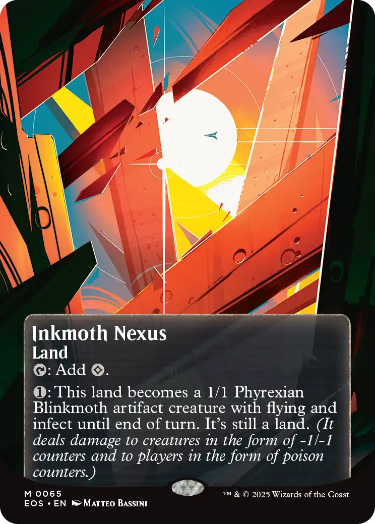 墨蛾の生息地/Inkmoth Nexus　英語　3枚 墨蛾の生息地 3枚 墨蛾の生息地 ⁄ Inkmoth Nexus MBS
