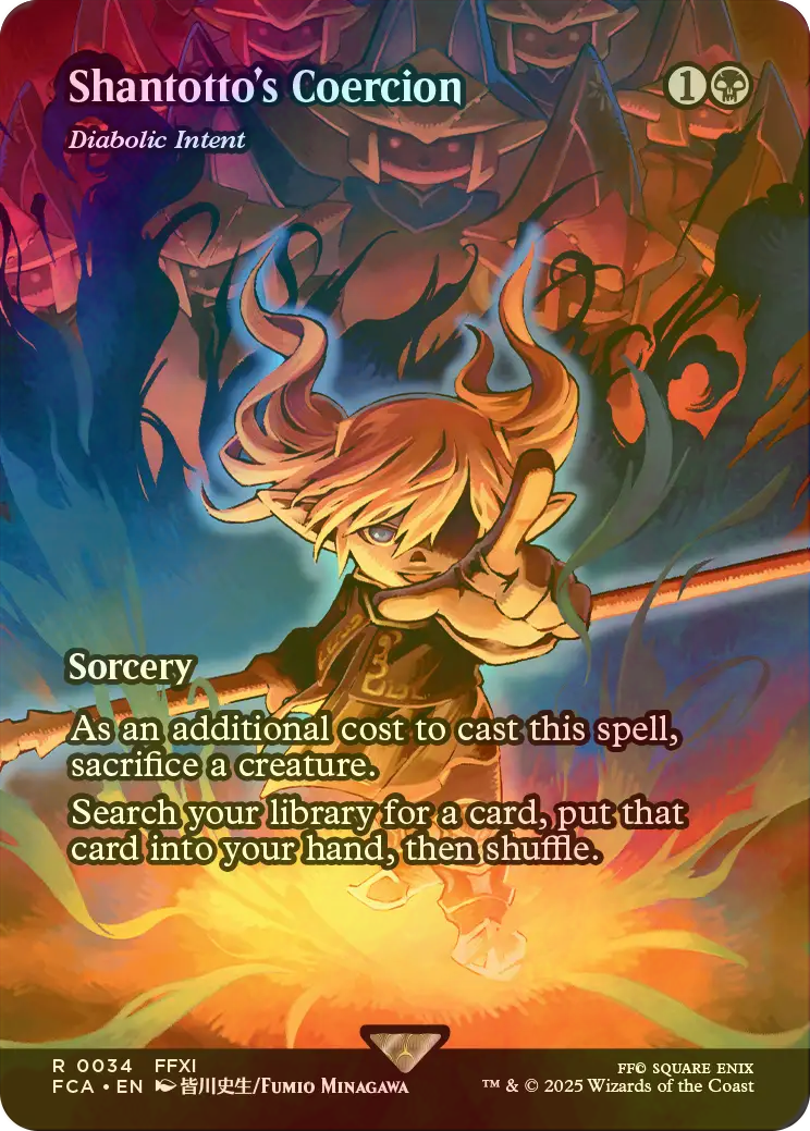 FOIL] シャントットの強要/Shantotto's Coercion (全面アート版