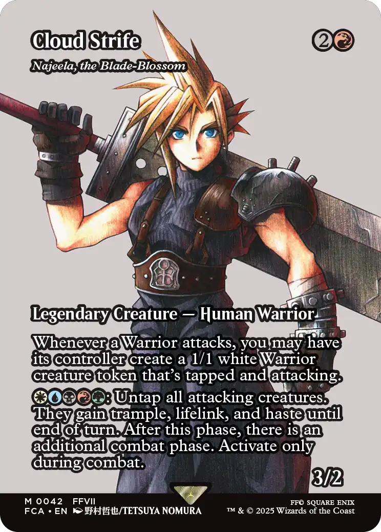 クラウド・ストライフ/Cloud Strife (全面アート版) 【英語版