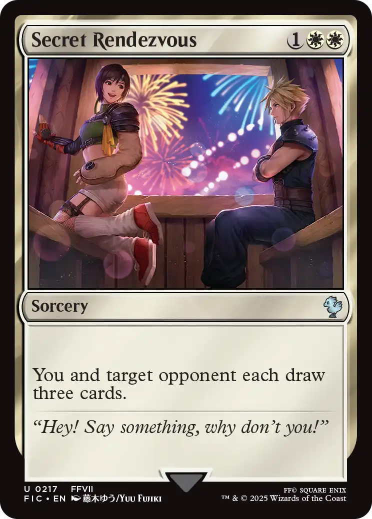 MTG ff 秘密のランデブー ティファ サージfoil 日本語 - メルカリ