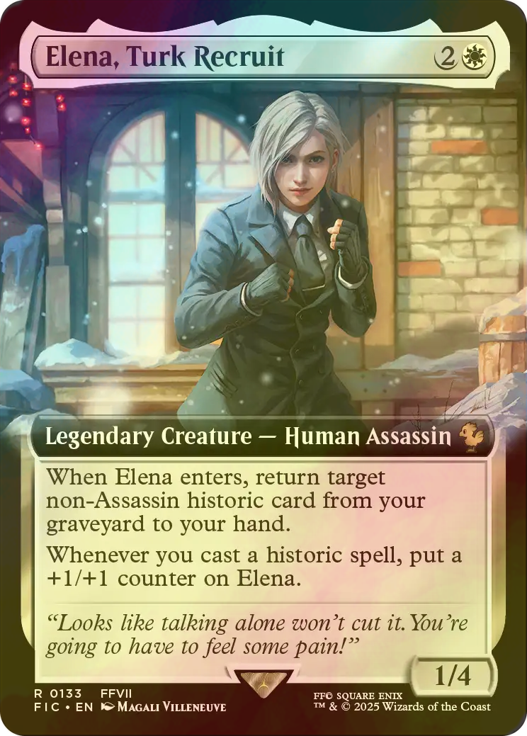 FOIL] タークスの新人、イリーナ/Elena, Turk Recruit (拡張