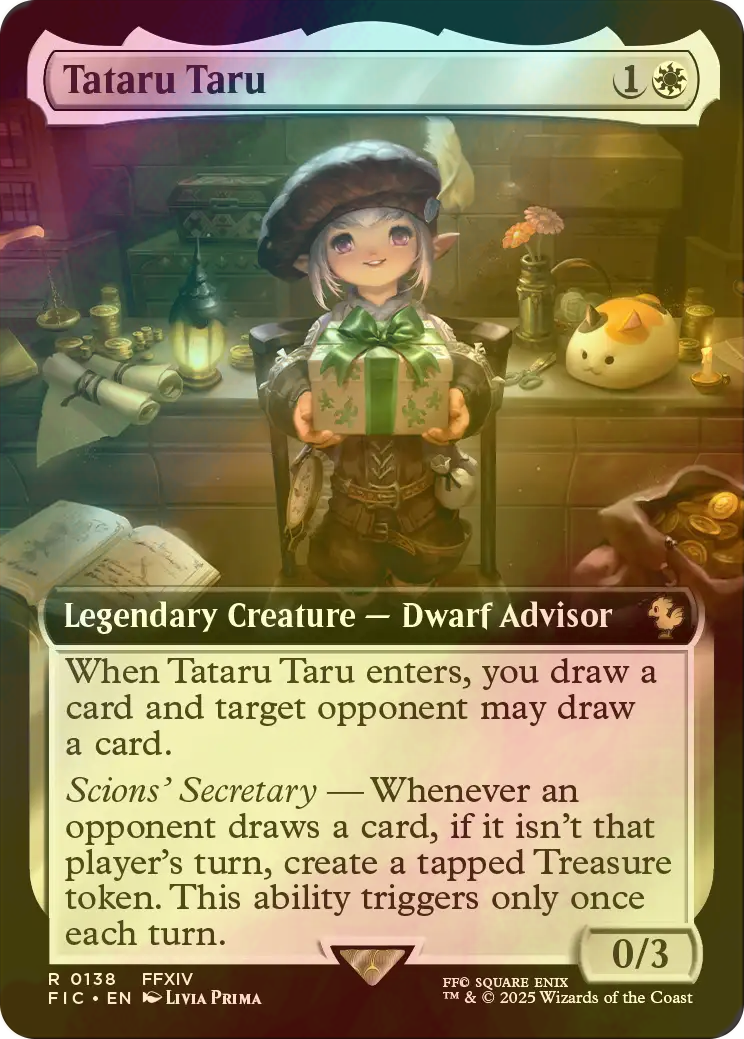 【人気商品！】 MTG Taru 英語Tataru FOIL 拡張アート タタル・タル マジック：ザ・ギャザリング