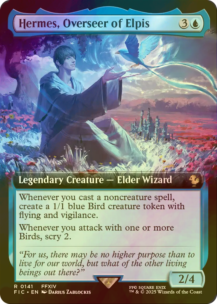 MTG 日本印刷 超稀少 エルピスの所長、ヘルメス 英語 拡張 FOIL MTG 日本印刷 超稀少 エルピスの所長、ヘルメス 英語 拡張 FOIL