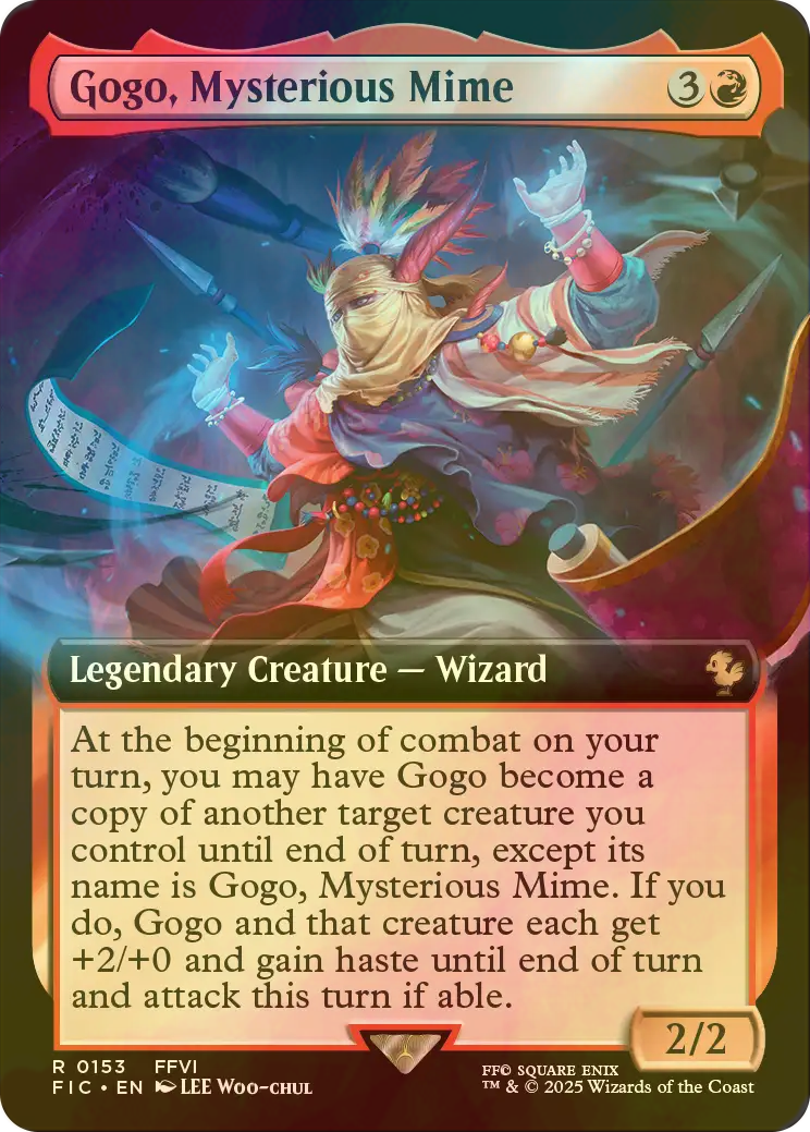 ものまね士、ゴゴ foil 拡張アート サンプルパック ファイナルファンタジー MTG FF ものまね士 ゴゴ 拡張アート｜Yahoo!フリマ（旧PayPay