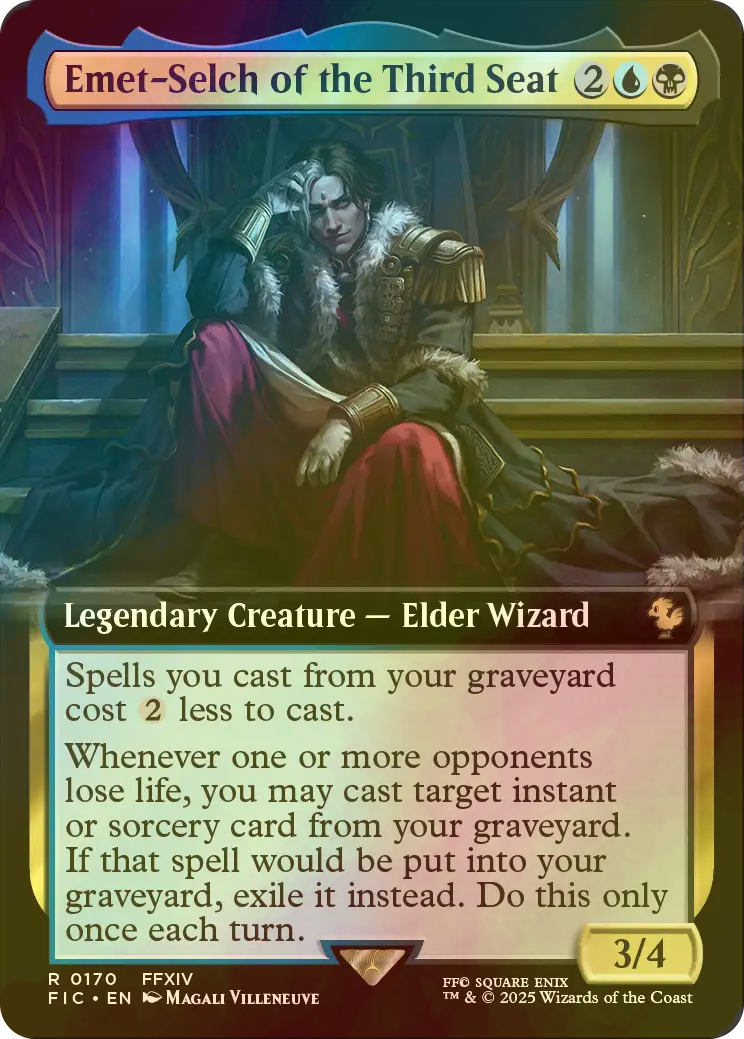 買取相場】-MtG-(英)第三の座、エメトセルク / Emet-Selch of
