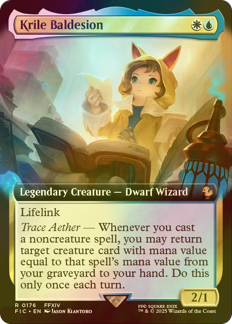 MTG】(ENG)(FOIL)(拡張アート) クルル・バルデシオン(FIC) 多