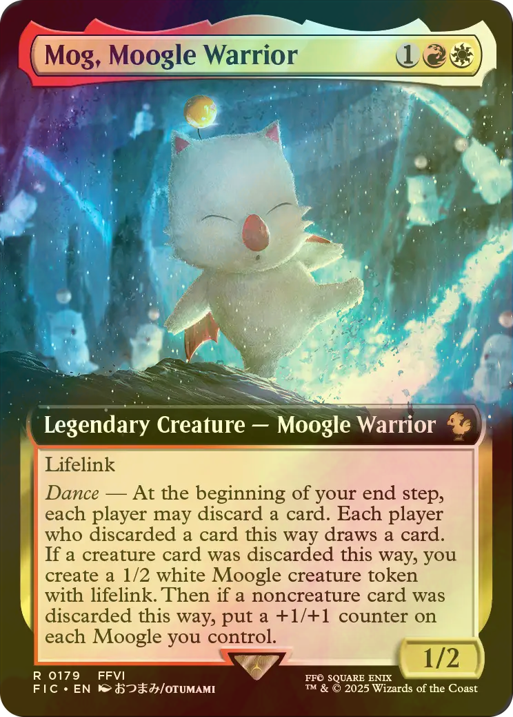 FOIL】【日】モーグリ族の戦士、モグ/Mog, Moogle Warrior[多色R