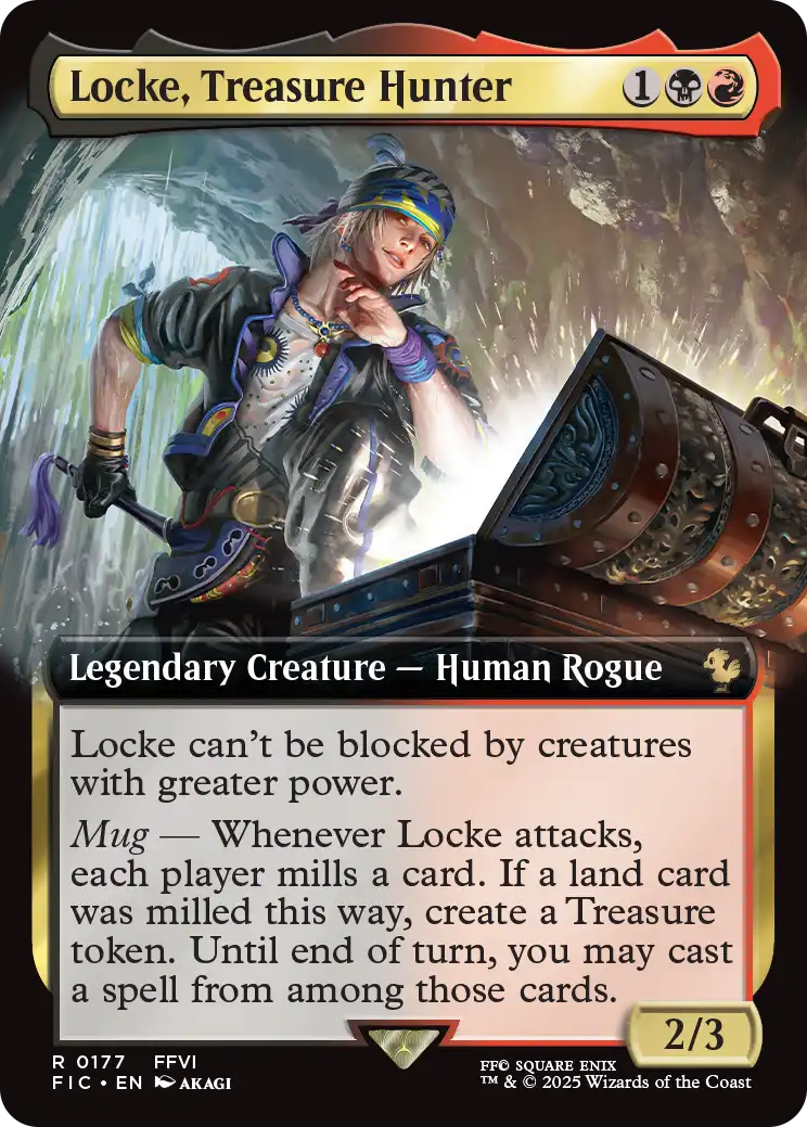 トレジャーハンター、ロック　拡張foil 日本語版 トレジャーハンター、ロック FOIL 英語 拡張アート MTG