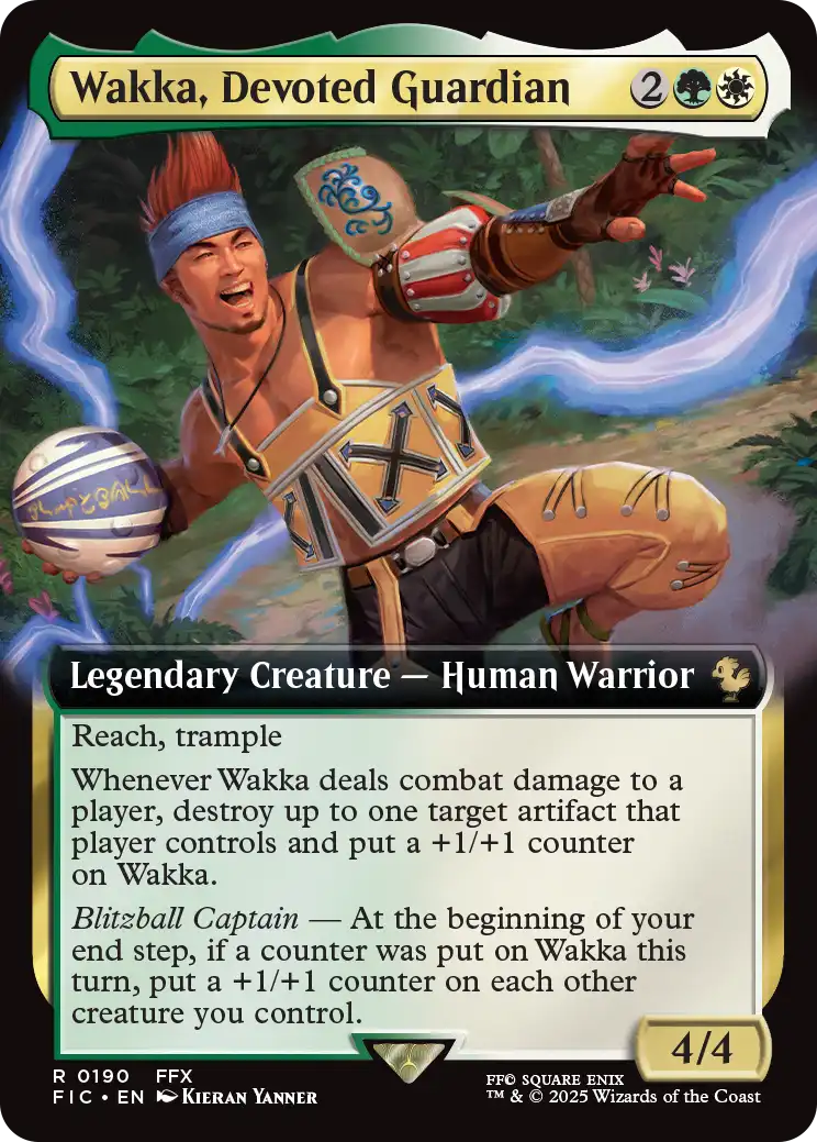 MTG　敬虔なガード、ワッカ 拡張foil　英語　拡張　Foil MTG 敬虔なガード、ワッカ 拡張 FIC - メルカリ