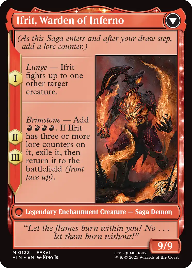 イフリートのドミナント、クライヴ FOIL] イフリートのドミナント、クライヴ/Clive, Ifrit's