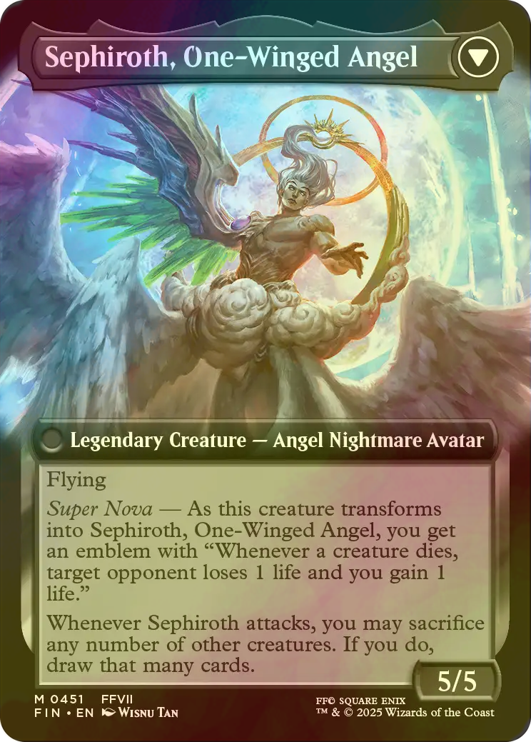 FOIL] 威名のソルジャー、セフィロス/Sephiroth, Fabled SOLDIER