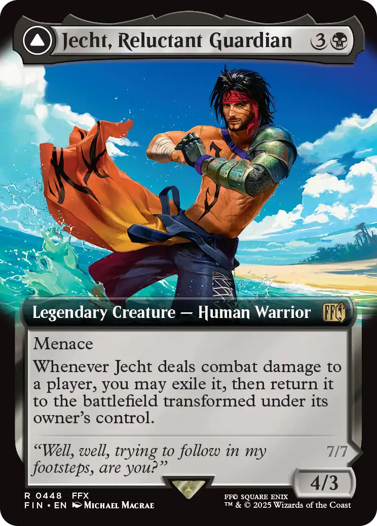 激安/新作 幻のガード、ジェクト/Jecht, Reluctant Guardian (拡張アート版 マジック：ザ・ギャザリング