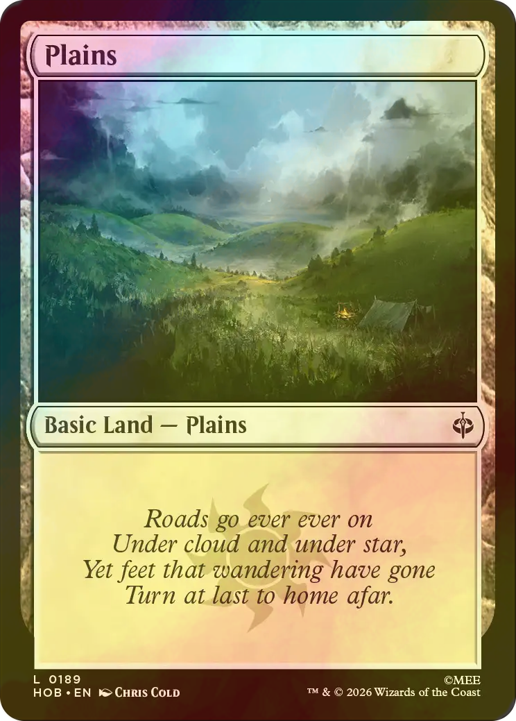 FOIL] 平地/Plains 【英語版】 [HOB-土地C] - シングルスター