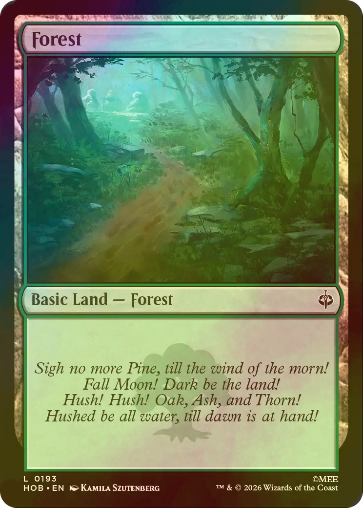 *バラ売り可* 森/Forest UNH英語foil2枚セット FOIL] 森/Forest 【英語版】 [HOB-土地C] - シングルスター