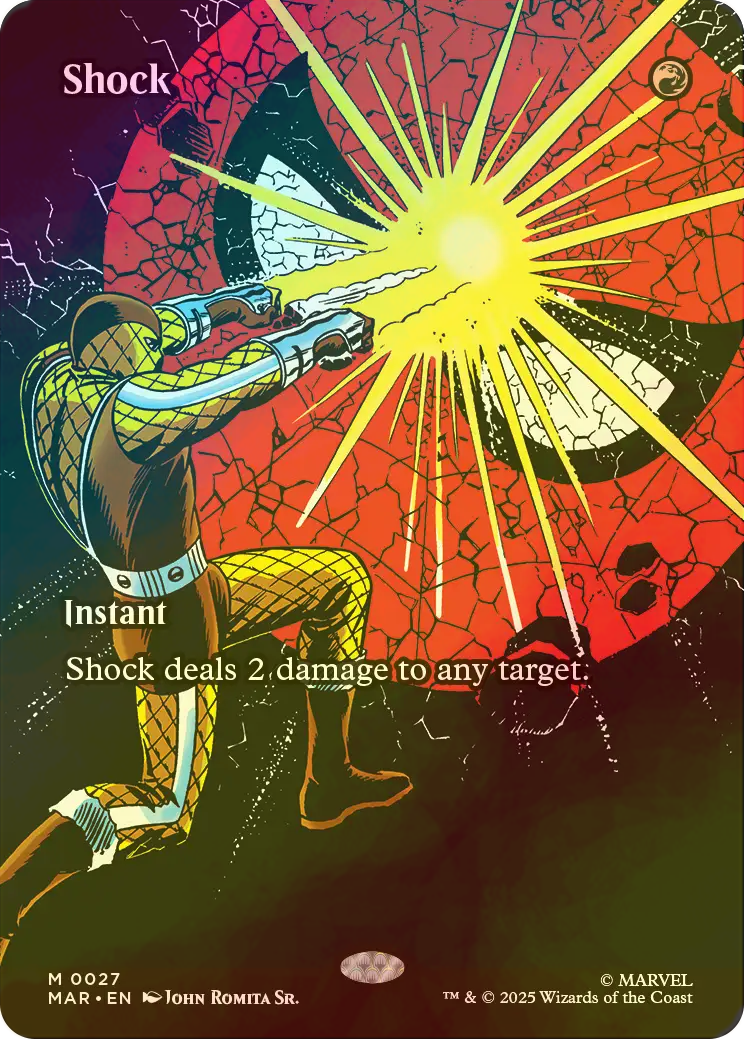 FOIL] ショック/Shock (全面アート版) 【英語版】 [MAR-赤MR