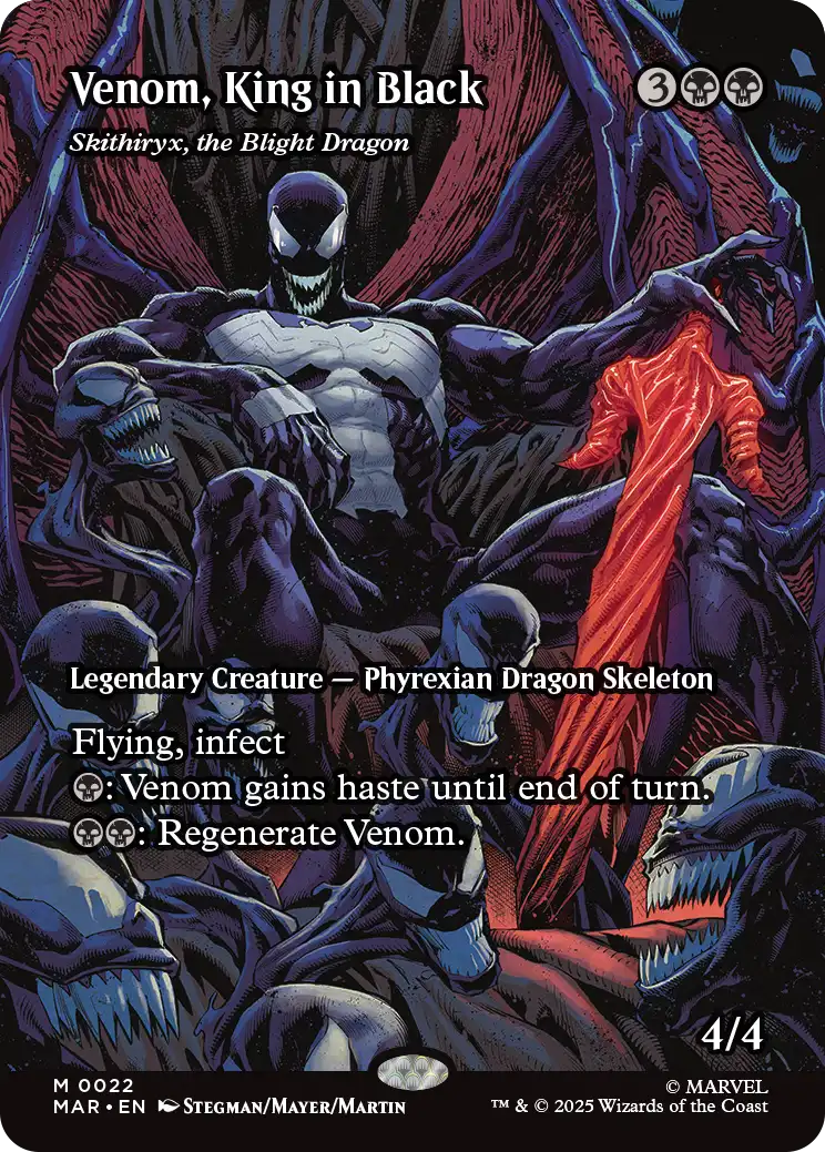 キング・イン・ブラック、ヴェノム拡張foil 英語 キング・イン・ブラック、ヴェノム/Venom, King in Black (全面