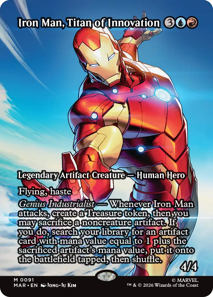 革新の巨人、アイアンマン/Iron Man, Titan of Innovation (全面アート