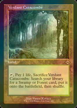 FOIL] 新緑の地下墓地/Verdant Catacombs (旧枠・海外産