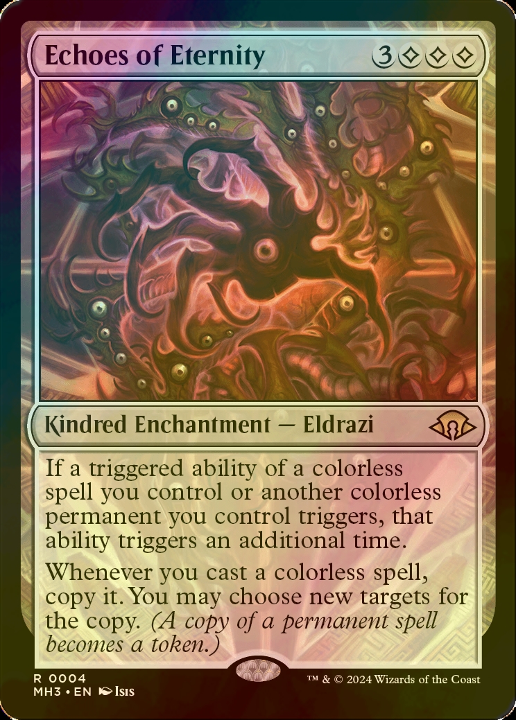 FOIL] 永遠のこだま/Echoes of Eternity 【英語版】 [MH3-無R