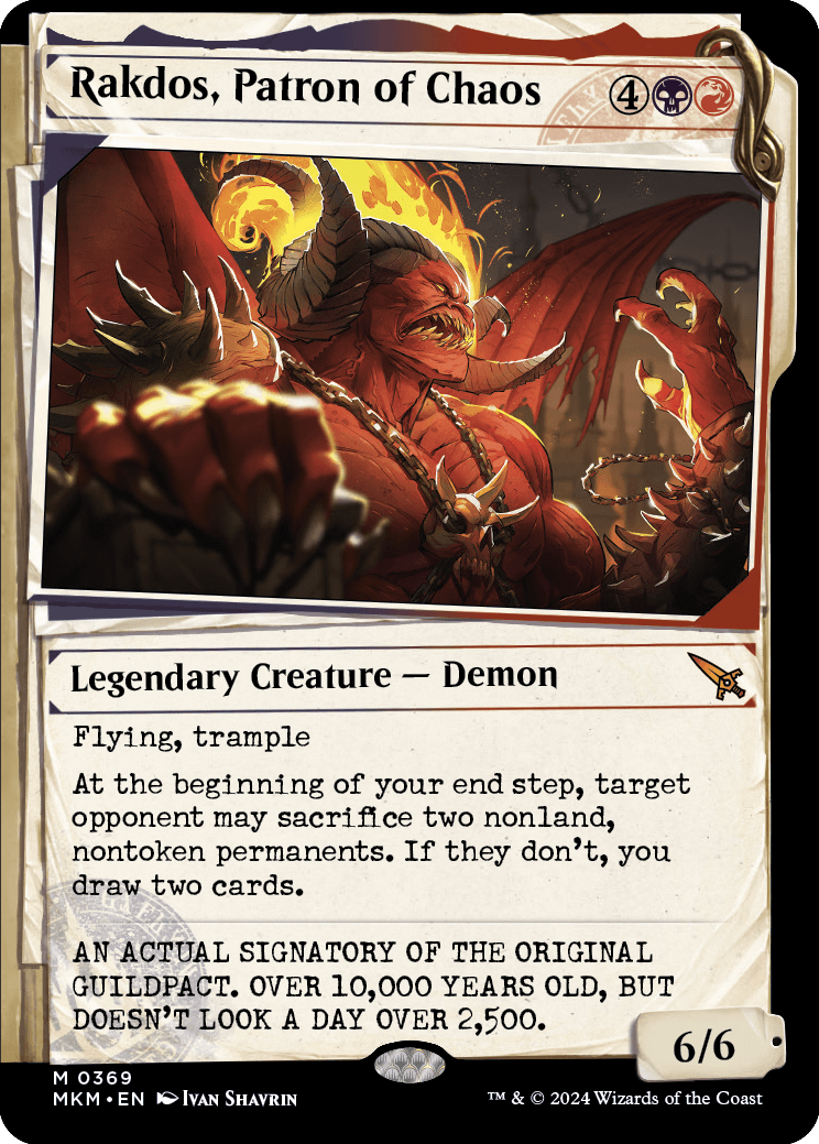 混沌の守護者、ラクドス/Rakdos, Patron of Chaos No.369 (ショー