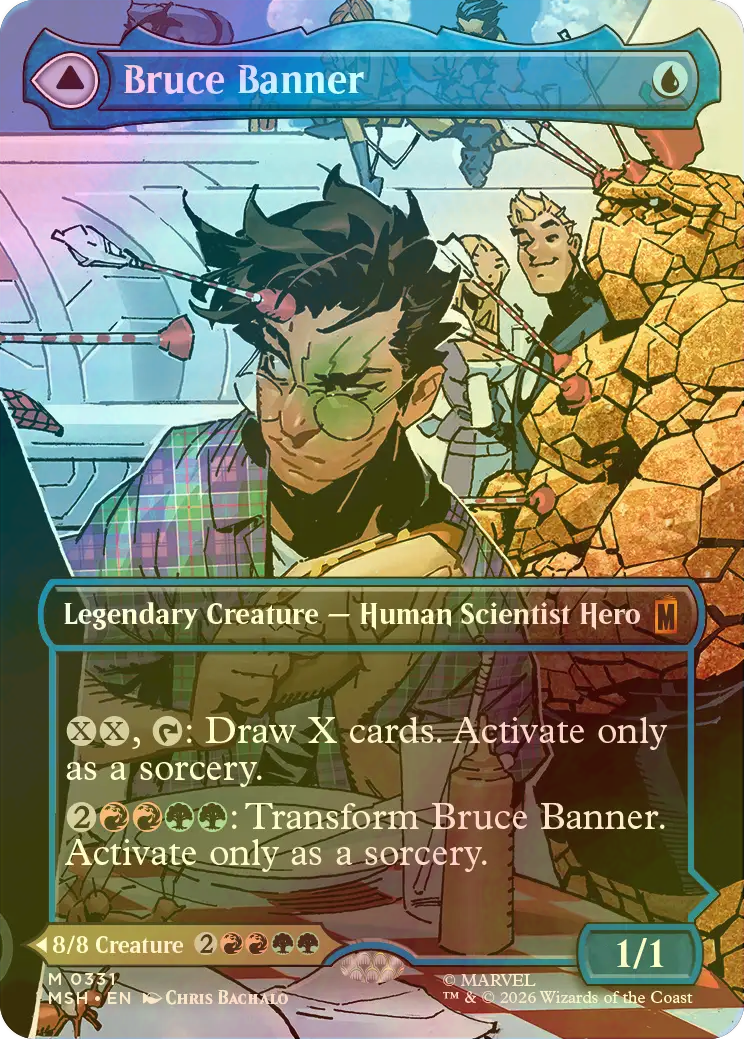 FOIL] ブルース・バナー/Bruce Banner No.331 (全面アート版) 【英語版