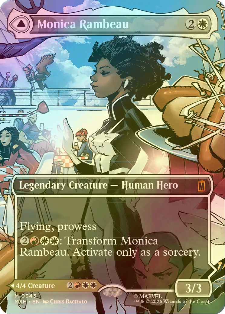 FOIL] モニカ・ランボー/Monica Rambeau No.345 (全面アート版) 【英語