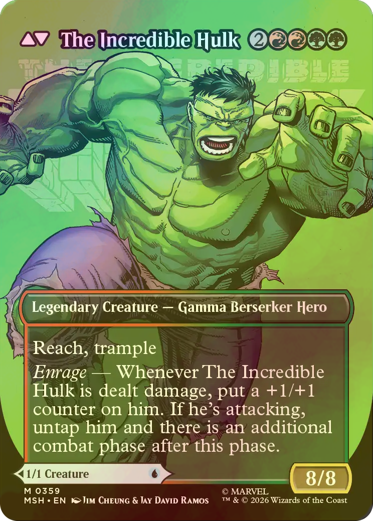 FOIL] ブルース・バナー/Bruce Banner No.359 (全面アート版) 【英語版