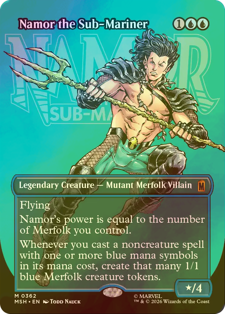 FOIL] サブマリナー、ネイモア/Namor the Sub-Mariner (全面アート版