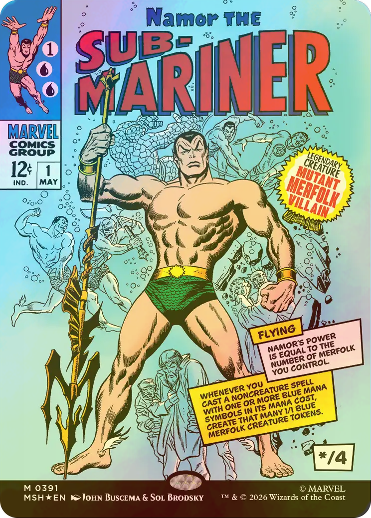 FOIL] サブマリナー、ネイモア/Namor the Sub-Mariner (ショーケース版