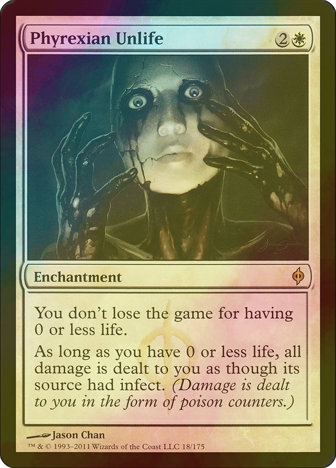 FOIL] ファイレクシアの非生/Phyrexian Unlife 【英語版】 [NPH