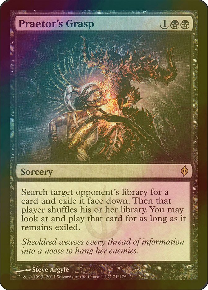 FOIL] 法務官の掌握/Praetor's Grasp 【英語版】 [NPH-黒R] - シングル