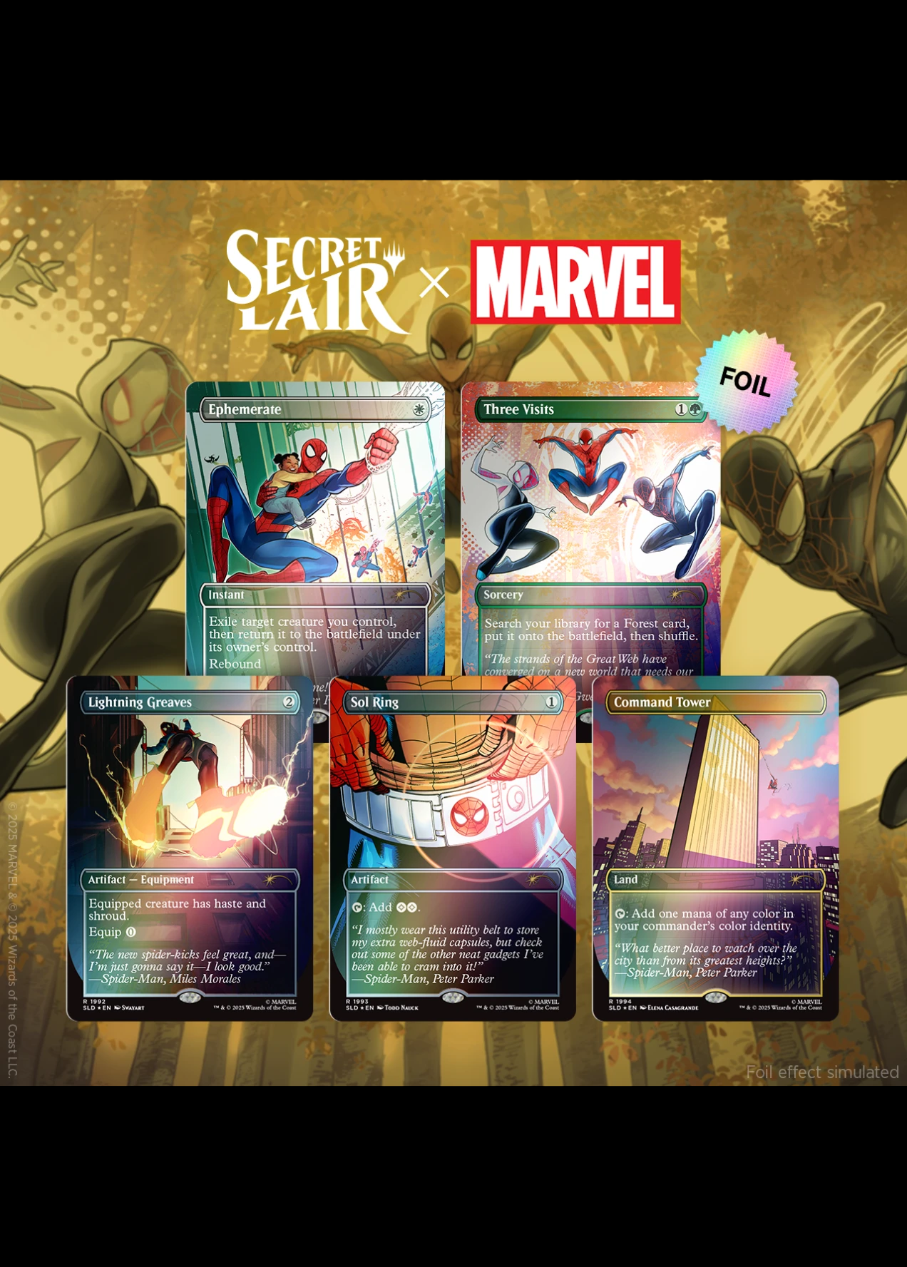 Secret Lair x Marvel's Spider-Man: Heroic Deeds (プレミアム版