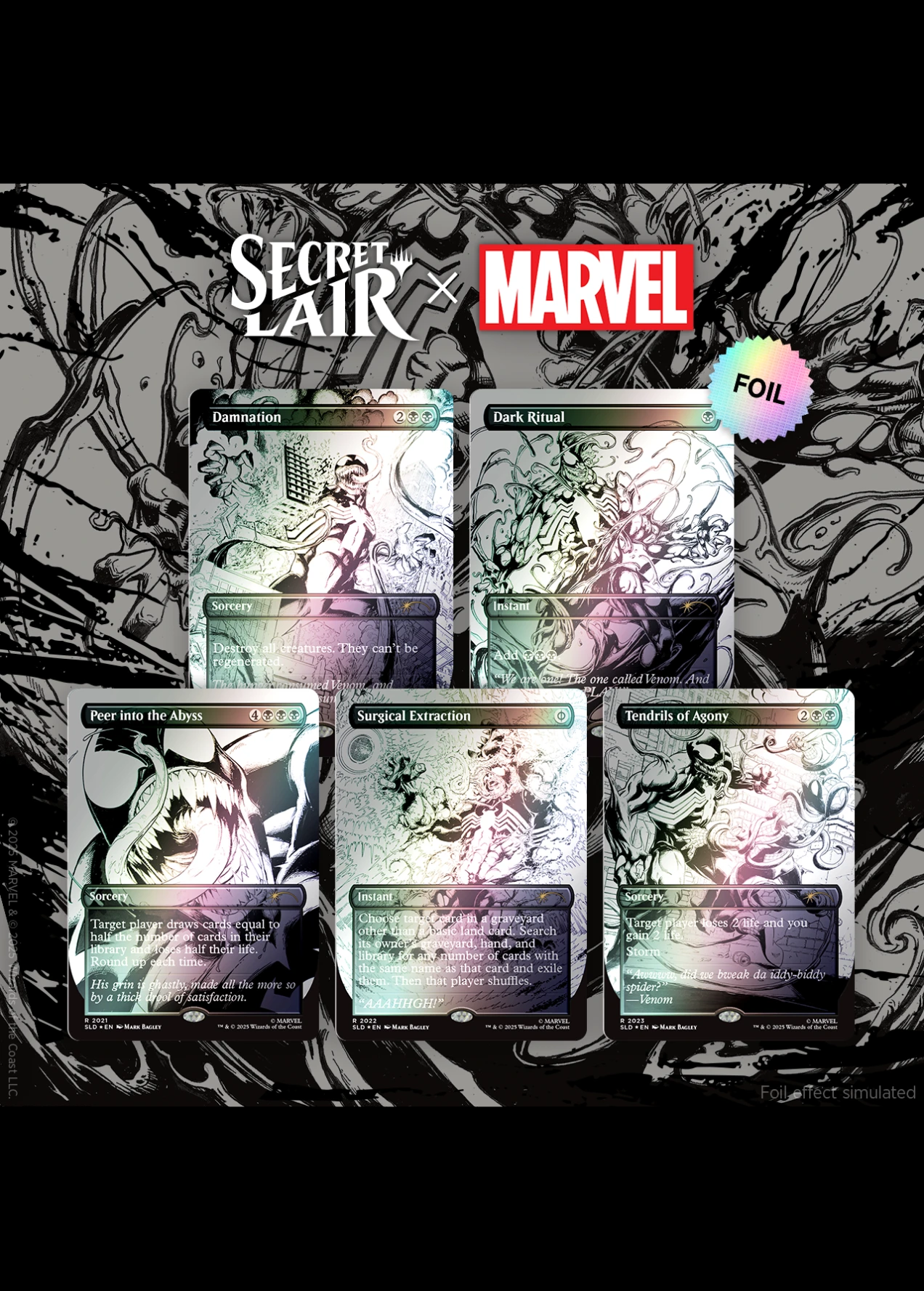 MARVEL | SPIDER-MAN: VENOM UNLEASHED (INKS) RAINBOW FOIL EDITION 
