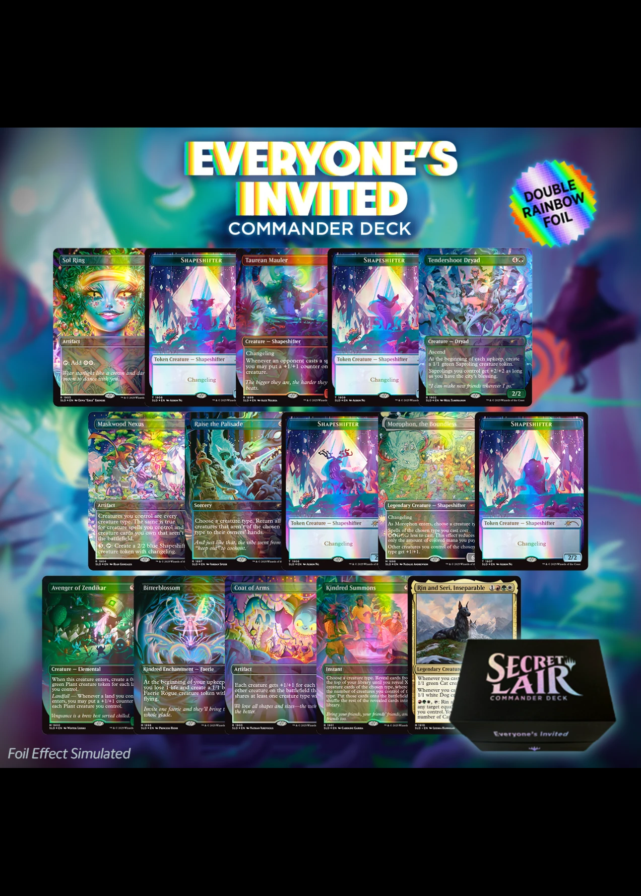 SECRET LAIR COMMANDER EVERYONE