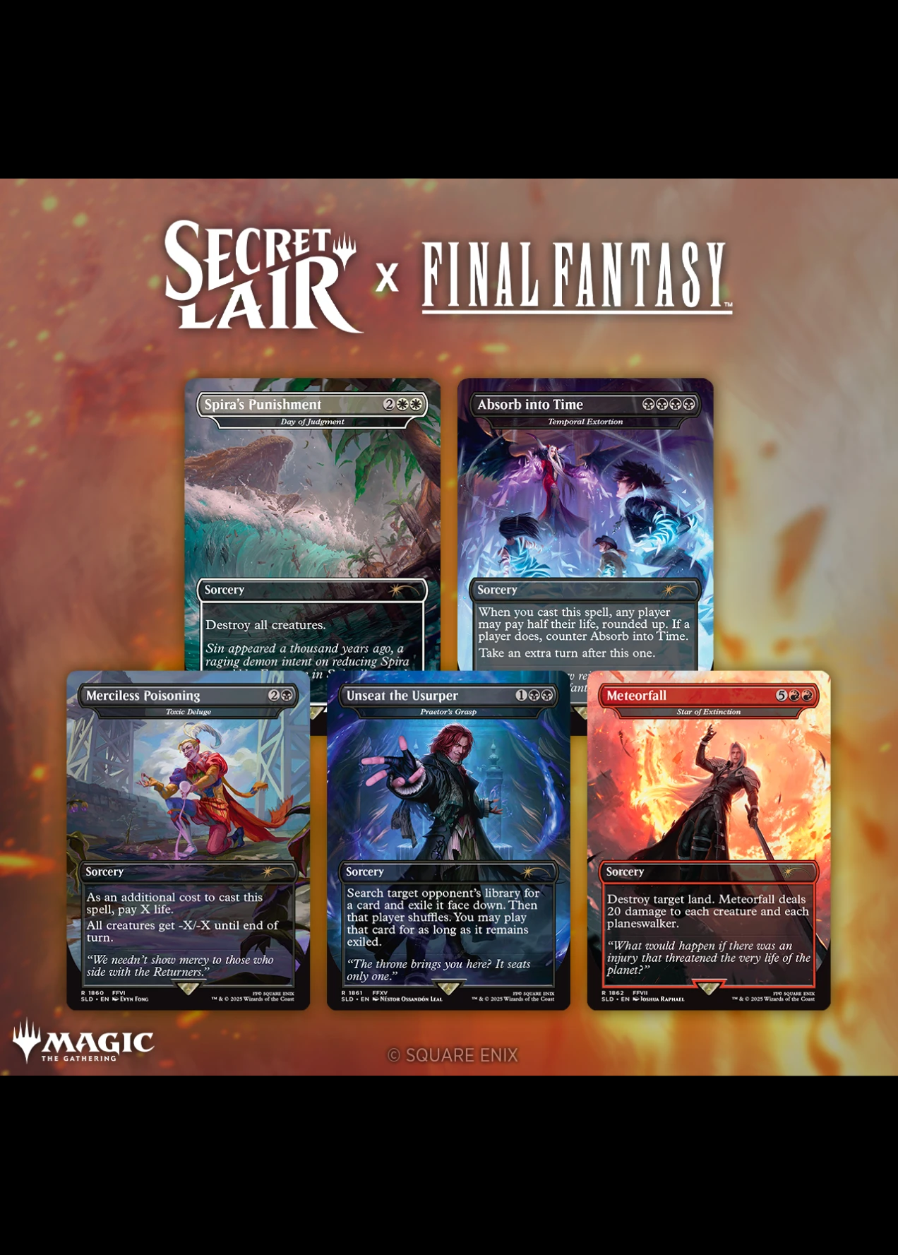 未開封Secret Lair x FF: Game Over 英語版