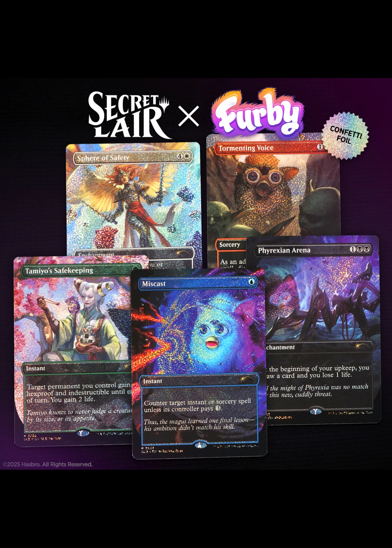 Secret Lair x Furby: The Gathering (プレミアム版・コンフェッティ