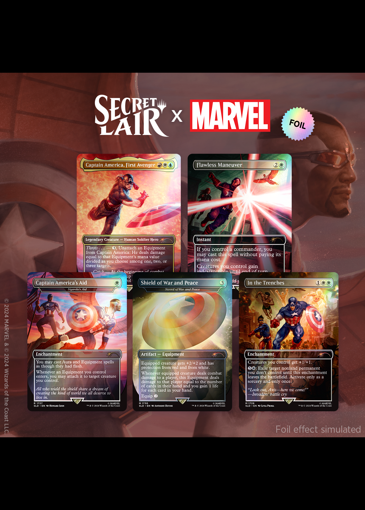 Secret Lair Drop: Secret Lair x Marvel's Captain America
