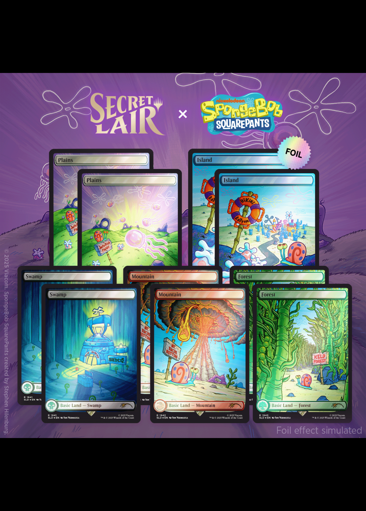 Secret Lair x SpongeBob Squarepants: Lands Under the Sea