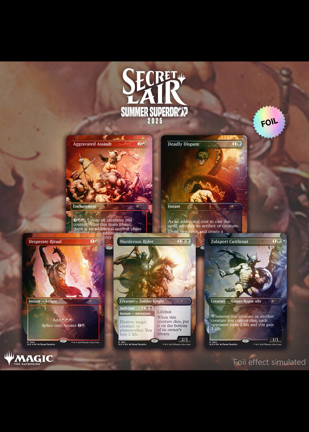 マジック：ザ・ギャザリング MTG The Art of Frank Frazetta second The Art of Frank Frazetta: The Second Exhibition (プレミアム