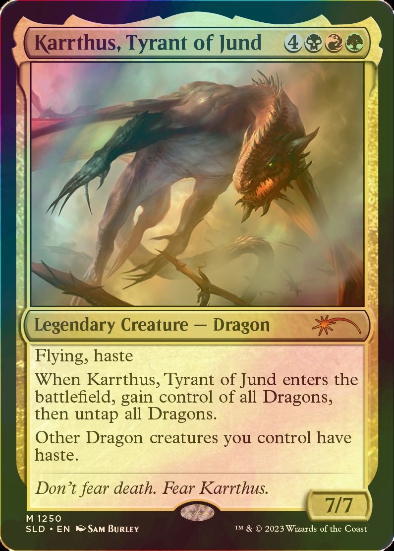 FOIL] ジャンドの暴君、カーサス/Karrthus, Tyrant of Jund